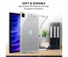 Easybee dėklas, suderinamas su Ipad Pro (m4) 13 colių, itin plonas silikoninis smūgiams atsparus galinis dangtelis, hd skaidrus tpu planšetinio kompiuterio apsauginis dėklas, skirtas Ipad Pro 13 colių - skaidrus