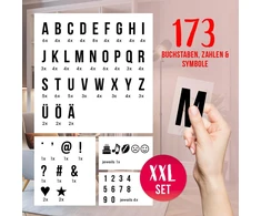 Easymaxx Led šviesos dėžutė su 173 raidėmis ir simboliais