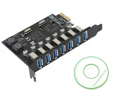 Eaton Valdiklis Pci-e 1x į 7x Usb 3.0 prievadų plokštė 5gb/s