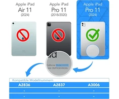 Eazy Case dėklas Ipad Pro 11 Col. su pieštuko laikikliu, rožinis
