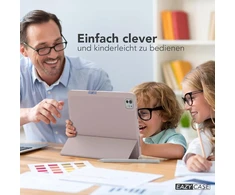 Eazy Case dėklas Ipad Pro 11 Col. su pieštuko laikikliu, rožinis