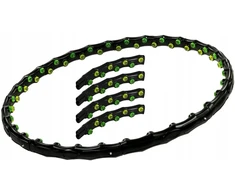 Eb Fit Hula lankas su iškilimais ir magnetiniu masažu, 98 cm, sulankstomas