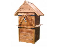Eco rūkykla 60x60x150 Domowe Wedliny + židinys