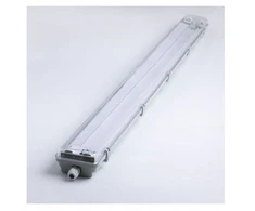 Ecolight Hermetiškas Led šviestuvas 2x120cm Ip65 su atšvaitu