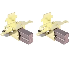 Ecsing 1 poros anglies šepetėlių su žalvariniais laikikliais 610126-00, suderinami su Dewalt Dc411 Dcg412 Dcs380 Dc390 Dcs391 Type 1