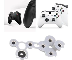 Ecsing 4 x laidžių silikoninių valdiklio mygtukų pagalvėlių atsarginė dalis, suderinama su XBOX One S ir Elite valdikliu