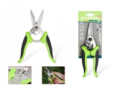 Edmar rankinės sodo žirklės, tikslios, smailėjančios, aštrios, ilgis 17.5cm