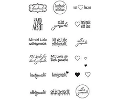 Efco &amp; Studio Light Stempel skaidrūs permatomi antspaudai, asorti antspaudų motyvai, A7 / 74 x 105 mm