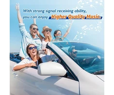 Eightwood Dab antena automobilinė Smb skaitmeninė Dab radijo antena su 3 metrų Dab stiklo laikikliu, skirta Blaupunkt Pioneer Clarion Alpine Multi-way