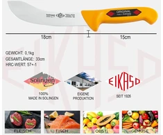 Eikaso Solingen 1.4116 molibdeno plieno ašmenys su neslystančia ergonomiška rankena mėsininko peilis, pagamintas Vokietijoje
