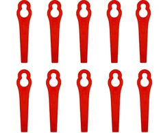 Einhell Atsarginis žolės trimerio peiliukas, 100 vnt. žolės trimerio atsarginių dalių pakuotė, plastikiniai atsarginiai peiliukai, žolės trimerio priedai, žolės trimerio plastikiniai peiliukai, atsarginių peiliukų rinkinys, plastikinis pakaitalas