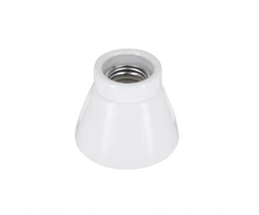 Eko Light Sieninis šviestuvas Keraminis lizdas Baltas E27 paprastas Loft