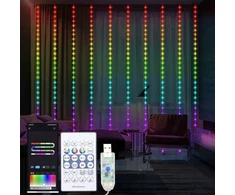 Eko-light Užuolaida Wizard Pchełka 3*3m 300led Rgb