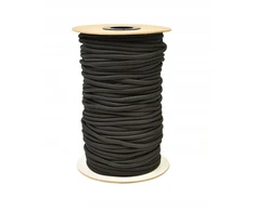 Elastinga guminė virvė tentams, juoda, 10 mm, 50 m, tvirta