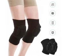 Elastingi kelių apsaugos, kelių įtvarai jogai, tinkliniui, šokiui, dydis L