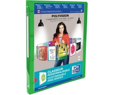 Elba Polyvision 100202273 959034-20 personalizuojamų aplankų rinkinys, 12 vnt., įvairių spalvų / skaidrūs