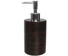 Elegantiškas skysto muilo dozatorius wenge Drewnopodobny Brąz 746