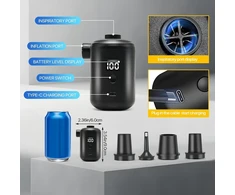 Elektrinis oro siurblys, 3600 Mah, Usb, 280 L/min, nešiojamas