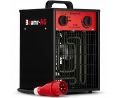 Elektrinis šildytuvas Baumr-ag 5kw 5000w pūtiklis 400v