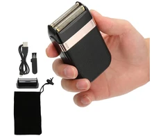 Elektrinis skustuvas su folija, belaidis elektrinis skustuvas, usb įkraunamas plaukų kirpimo mašinėlė, elektrinis skustuvas vyrams, tylus plaunamas skustuvas