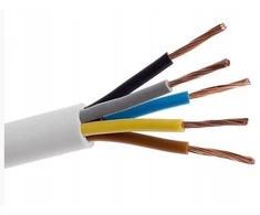 Elektrokabel Elektros kabelis lankstus Owy 5x0,75 1m 300v