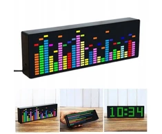 Elektroninis led sieninis laikrodis-kalendorius