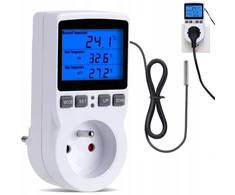 Elektroninis termostatas temperatūros reguliatorius lizdas 230v max. 3680w