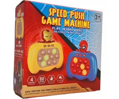 Elektroninis žaidimas pop it push konsolė avengers spiderman