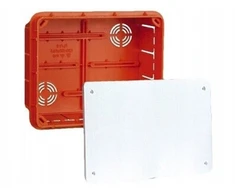 Elektros instaliacinė dėžutė pp/t8 potinkinė su dangteliu 156x196x68,5mm