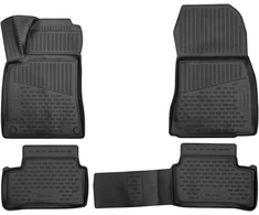 Element 3d guminiai kilimėliai, pritaikyti Mercedes Cla Class X117 180 Shooting Brake 2015-2019, 4 dalių komplektas, juodi