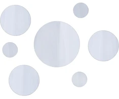 Elements apvalus sieninis veidrodis, 7 dalių rinkinys, įvairių dydžių