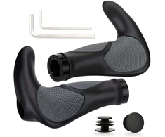Elosis dviračio rankenos, guminės ergonomiškos dviračio vairo rankenos, neslystančios vairo rankenos 22 mm, skirtos Mtb Bmx dviračių sulankstomiems miesto dviračiams, paspirtuko rankenos