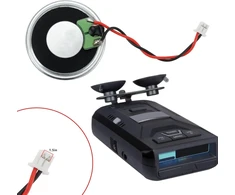 Emagtech 2 vnt. 28 mm vidiniai garsiakalbiai radarų detektoriui 16–1 W pakaitinis garsiakalbis su laidu ir 1,25 jungtimi, suderinamas su Uniden R1 R3 R4 R7 R8 radarų detektoriumi