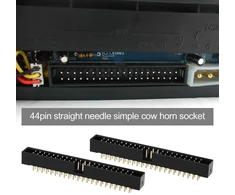 Emagtech 5 vnt. 44 kontaktų Ide prievado dėžutės jungties antraštė 2 x 22 dviguba eilė 2,0 mm žingsnio kištuko jungties pakeitimas, suderinamas su Commodore-amiga 1200/600