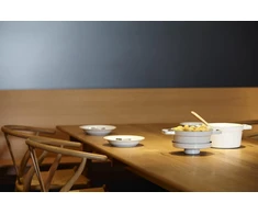 Emaliuotas puodas aroma puodas duonai 1.33l 24cm skersmens šviesiai pilkas 115 155 (importuotas iš Japonijos / pakuotė ir instrukcija parašyti japonų kalba)