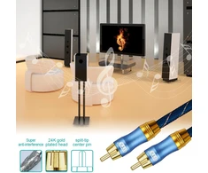 Emk Rca Subwoofer Kabelis, 24k Paauksuotas, 1m