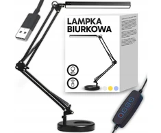 Emos Braižymo stalo lempa darbui mokykloje 3 spalvų Led reguliuojama galinga