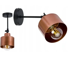 Emos Sieninis šviestuvas reguliuojamas Loft metalinis vario spalvos