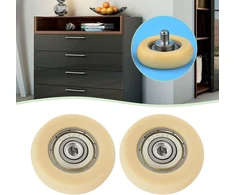 Emsea irklavimo treniruoklio sėdynės ratukas nailoninis paspirtuko ratukas su guoliu 6 x 36 x 10 mm pom stalčiaus slydimo ritinėlis bėgių ratukas su m6 sriegiu, 2 vnt.