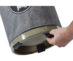 Enders uždangalas cilindrui 11 kg, juodas, atsparus ugniai, Uv, silikoninės kojelės