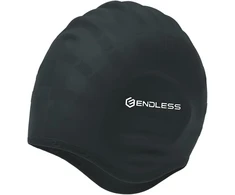 Endless El1023 patogi silikoninė plaukimo kepuraitė su ergonomiškomis ausų kišenėmis, visiškai elastinga vandeniui atspari kepuraitė ilgiems ir trumpiems plaukams su storesniu kraštu, moterims ir vyrams