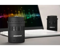 Kompiuterio kolonėlės Enermax Pharoslite Eas05-bw 7-in-1 Rgb belaidis stereo bluetooth garsiakalbis su integruotu muzikos grotuvu ir micro sd lizdu, baltas