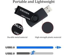 Enuoda 16 Gb sukamasis metalinis Usb atmintukas, didelės spartos Usb 2.0 atmintinė (įvairių spalvų)