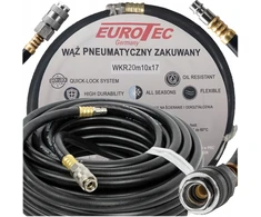 Epoca Guminė pneumatinė žarna Eurotec 20m 10x17mm užspaudžiama kompresoriui