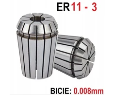 Er11 цанговая обойма fi 3mm, радиус биения 0,008mm, cnc professional