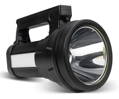 Eray Led žibintuvėlis 15000 liumenų, Led rankinis prožektorius su įkraunama baterija, 10800 Mah &amp; Ipx4 atsparus vandeniui &amp; 6 režimai, reguliuojamas žibintuvėlis / avarinis apšvietimas
