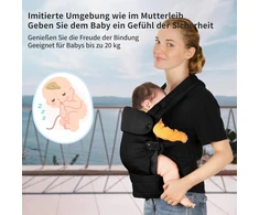 Ergobaby Ergonomiška kūdikio nešioklė: patogi, reguliuojama, nuo gimimo iki 36 mėn.
