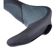 Ergogel D3 Dviračio Vairas, Ergonomiška Forma, Juoda/pilka