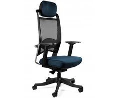 Ergonomiška biuro kėdė Unique Fulkrum, mėlyna