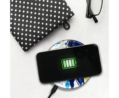Ert group originalus ir oficialiai licencijuotas babaco indukcinis įkroviklis, pattern abstract 010 belaidžio įkrovimo stotelė 1 metras 10w micro usb kabelis